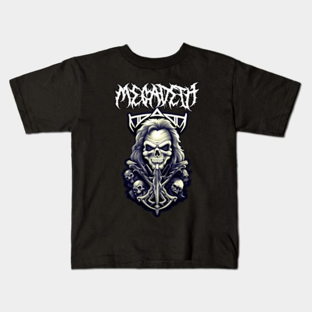 megadeth Kids T-Shirt by RAZOR FORCE